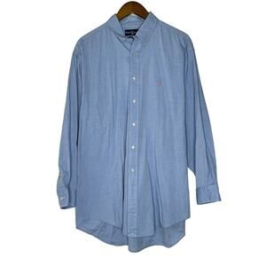 Ralph Lauren Blue Label Long Sleeve Button Up Shirt Size 17 32/33 Men’s